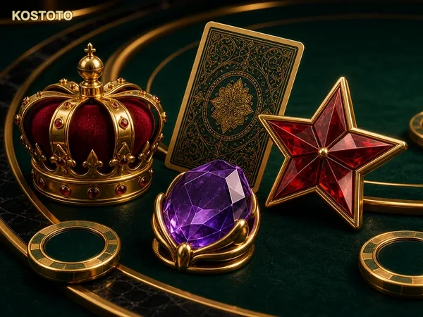 Ilustrasi permainan togel dan angka